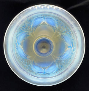 Rene Lalique Opalescent Ceylan Vase No.905 - Blue Patina
