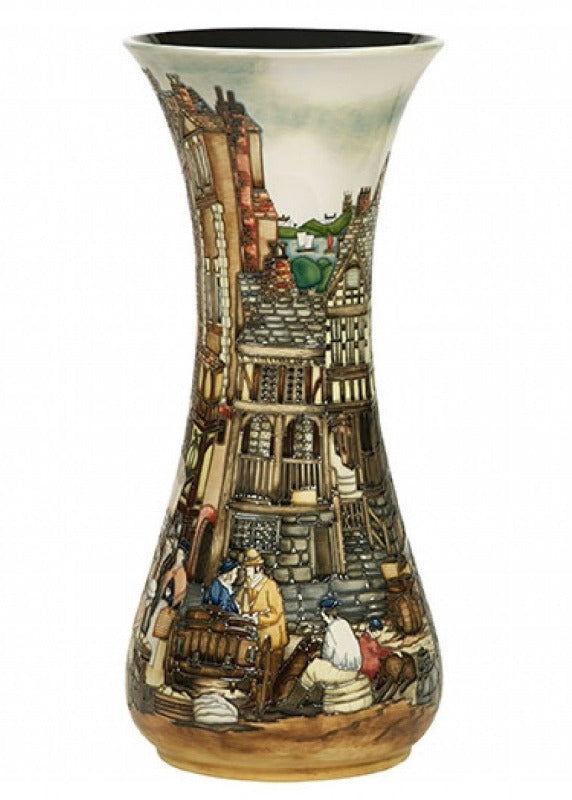 Moorcroft Prestige Times Gone By Vase 364/20 Numbered Faulconbridge