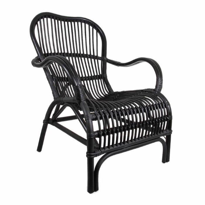 Rattan Armchair - Black *Deleted Line - Priced to clear