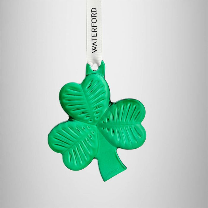 Waterford Crystal 2025 Christmas Green Shamrock Ornament