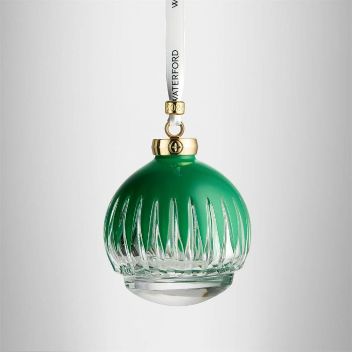 Waterford Crystal 2026 New Year Fireworks Bauble Green - Ltd Ed