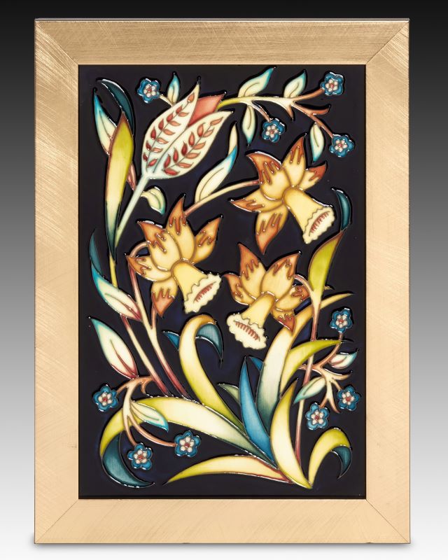 Moorcroft Spring Plaque PLQ11 Numbered