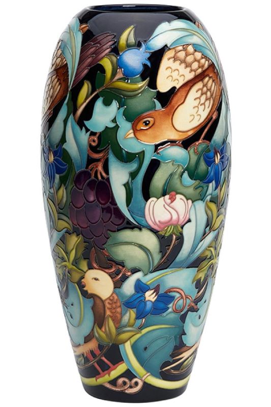 Moorcroft Acanthus and Vine Vase 101/12 - Ltd Ed 15