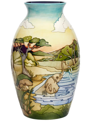 Moorcroft Elewana Vase 73/18 - Ltd Ed 10