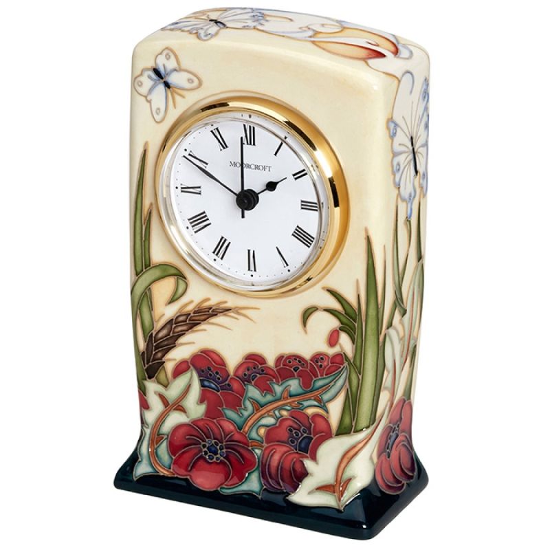Fieldstone Clock Moorcroft In Flanders Field Clock CL1 - Numbered Edition ...
