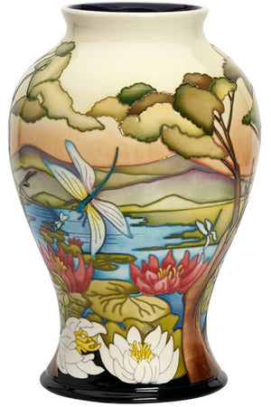 Moorcroft Moss Eccles Tarn Vase 65/12 - Ltd Ed 15