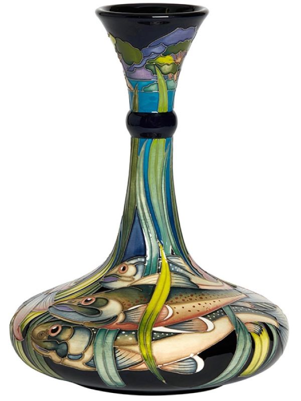 Moorcroft Windermere Charr Vase 100/9 - Ltd Ed 20
