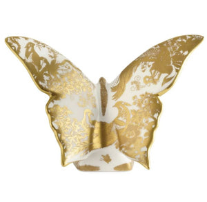 Royal Crown Derby Aves Gold Butterfly Paperweight
