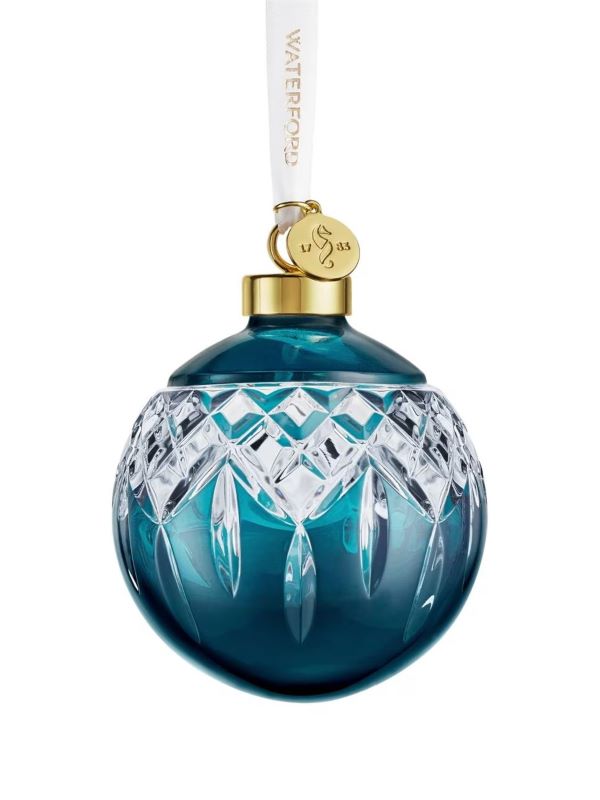 Waterford Crystal 2023 Christmas Ornament-Lismore Bauble Fjord