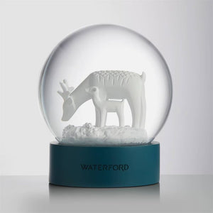 Waterford Crystal 2023 Christmas Ornaments-Reindeer Family Snow Globe
