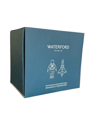 Waterford 2024 Christmas Golden Ornaments - Toys Spaceman & Rocket  Set of 2