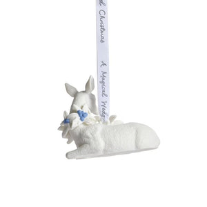 Wedgwood Christmas 2023 Baby's First Ornament Blue