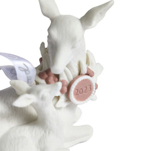 Wedgwood Christmas 2023 Baby's First Ornament Pink