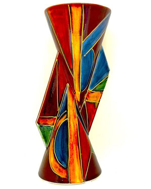 Anita Harris Art Pottery Art Deco Jazz Yo Yo Vase