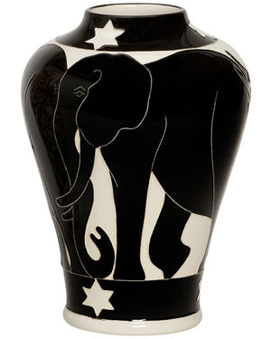 Moorcroft Elephants Carousel Vase 576/9 - Numbered