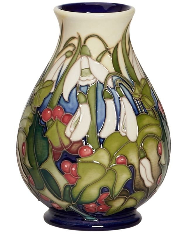 Moorcroft New Year Vase 7/5 - Ltd Ed 25