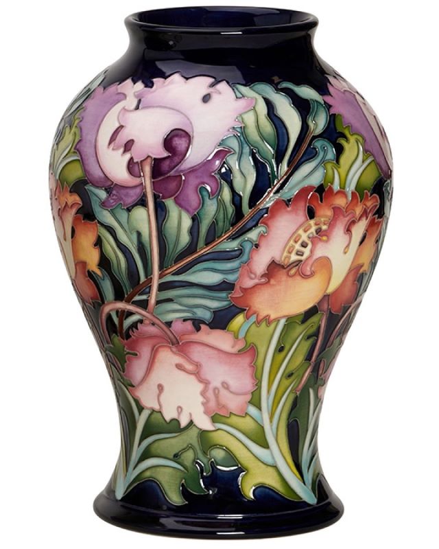 Moorcroft Ravishes of Colour Vase 65/9 - Ltd Ed 15
