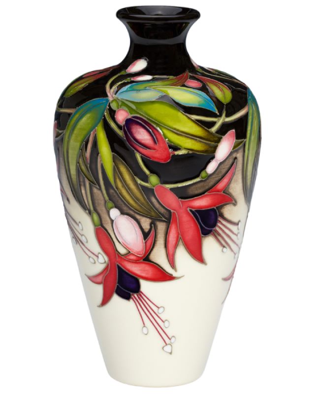 Moorcroft Red Petticoat Vase 72/6 - Ltd Ed 29