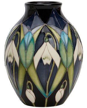 Moorcroft White Winter Hope Vase 3/5 - Ltd Ed 20