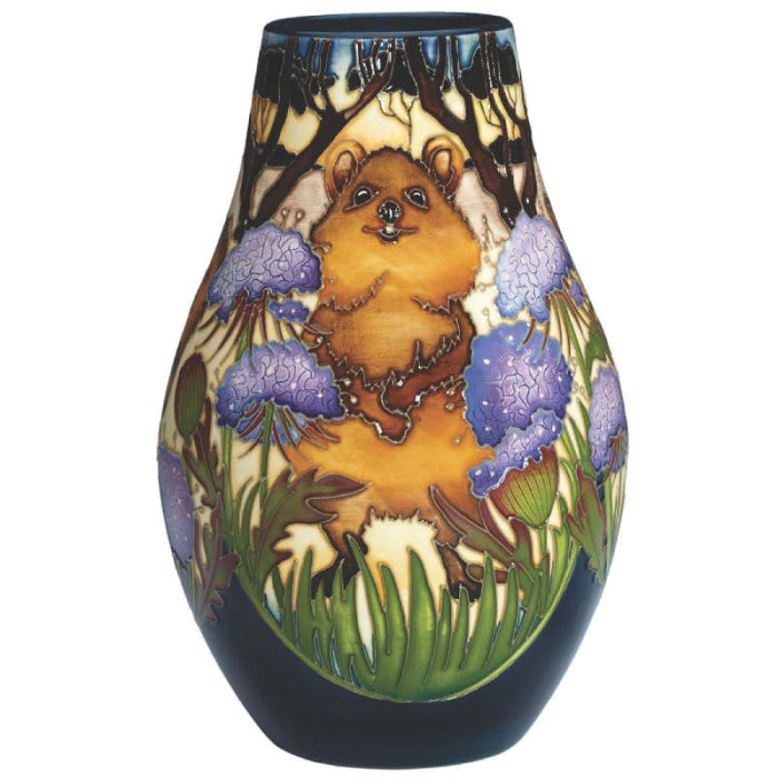 Moorcroft The Smiling Quokkas Vase - Ltd Ed 30