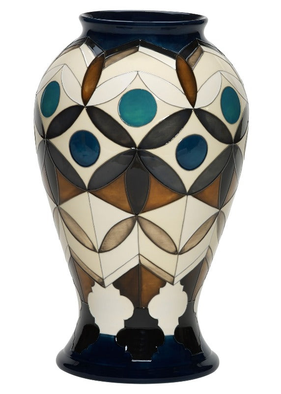 Moorcroft Muzharia Ivory Vase 65/16 - Numbered