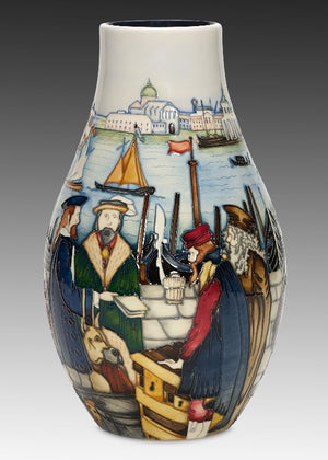 Moorcroft Merchants of Venice Vase 117/12 - Ltd Ed 9 of 50
