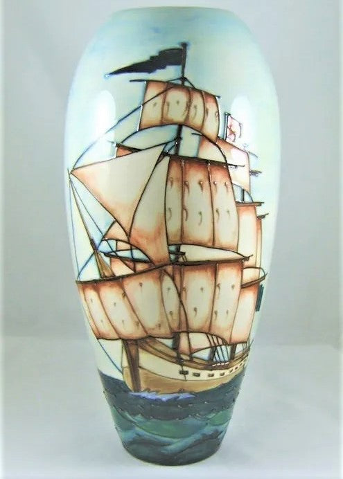 Moorcroft H.M.S Sirius Vase 101/14 - Ltd Ed 100