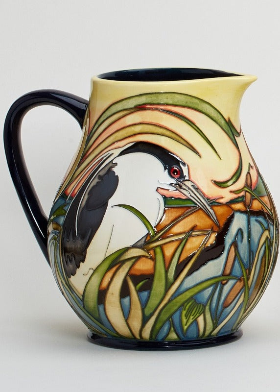 Moorcroft Night Herons Jug JU4 - Ltd Ed 30