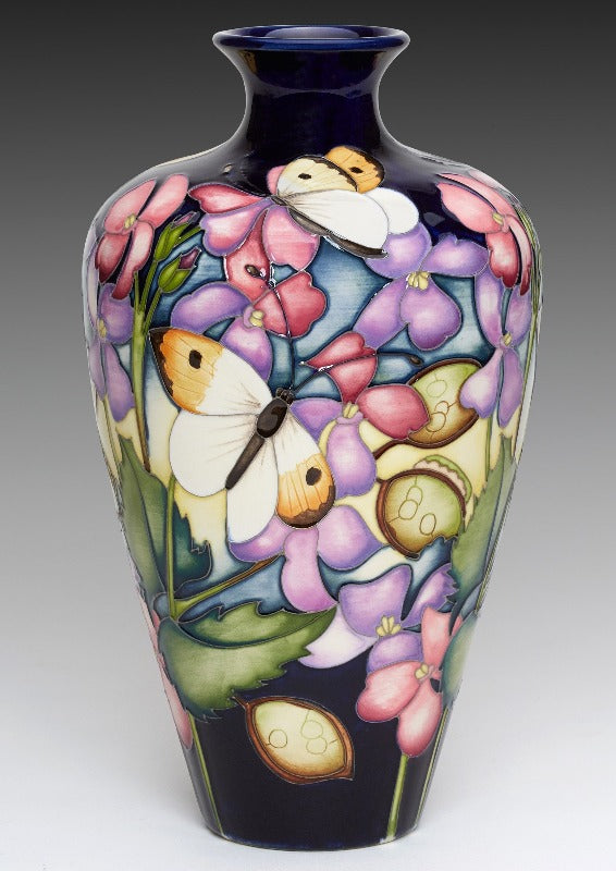 Moorcroft Orange Tip Vase 72/9 - Ltd Ed 40