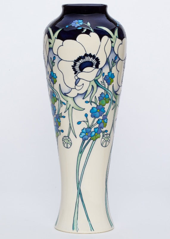Moorcroft White Splendour Vase 121/14 Ltd Ed 25