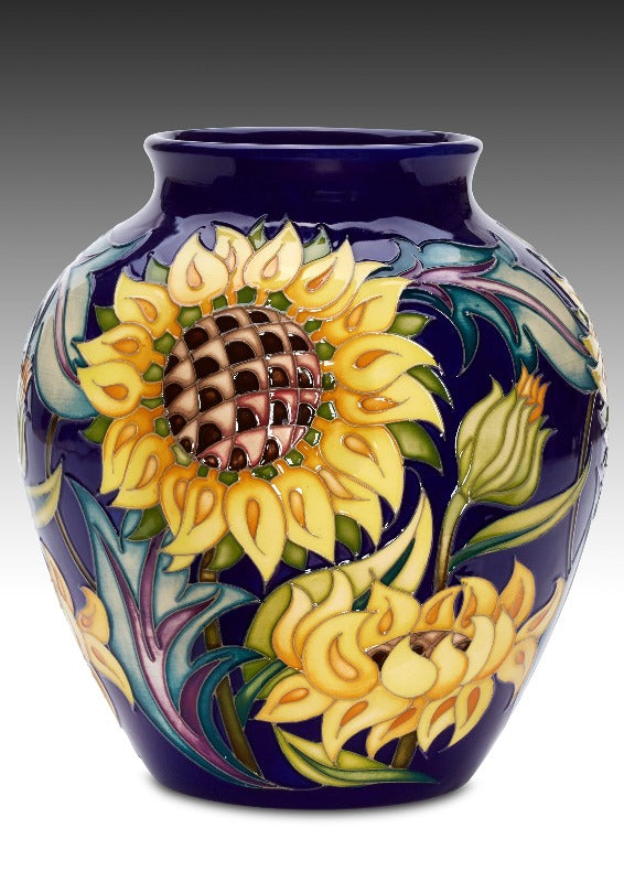 Moorcroft Helios Flame Vase 189/8 - Ltd Ed 40