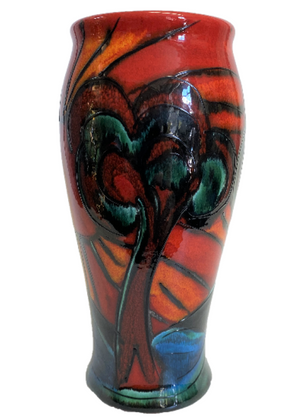 Anita Harris Art Pottery Deco Forest Bella Vase