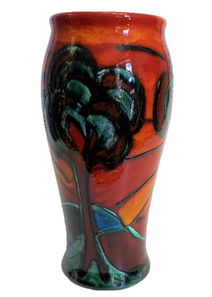 Anita Harris Art Pottery Deco Forest Bella Vase