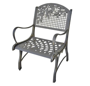 Cast Iron Arm Chair - Leaves