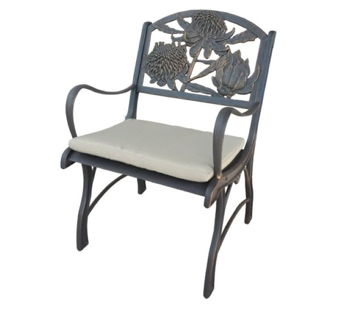 Cast Iron Arm Chair - Waratah