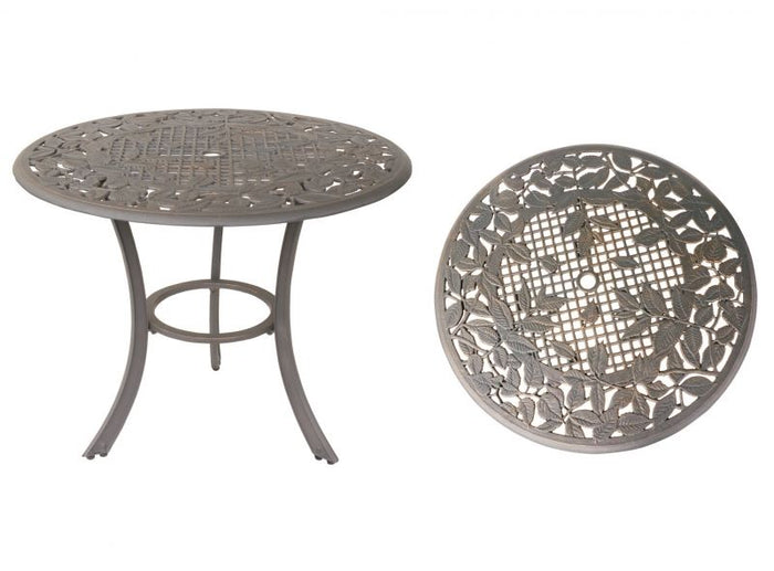 Cast Iron Large Round Table - Leaves