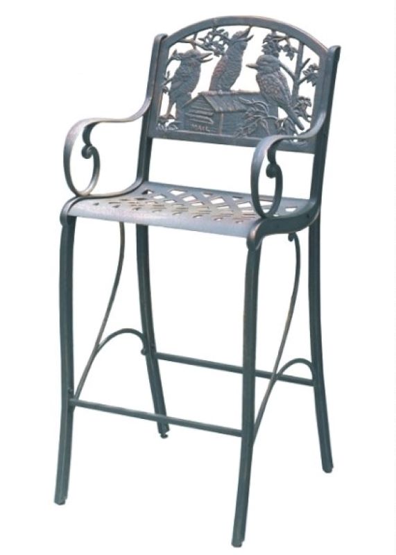 Cast Iron Pub Chair - Kookaburra