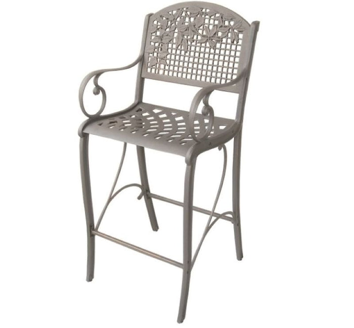 Cast Iron Pub Chair - Leaves