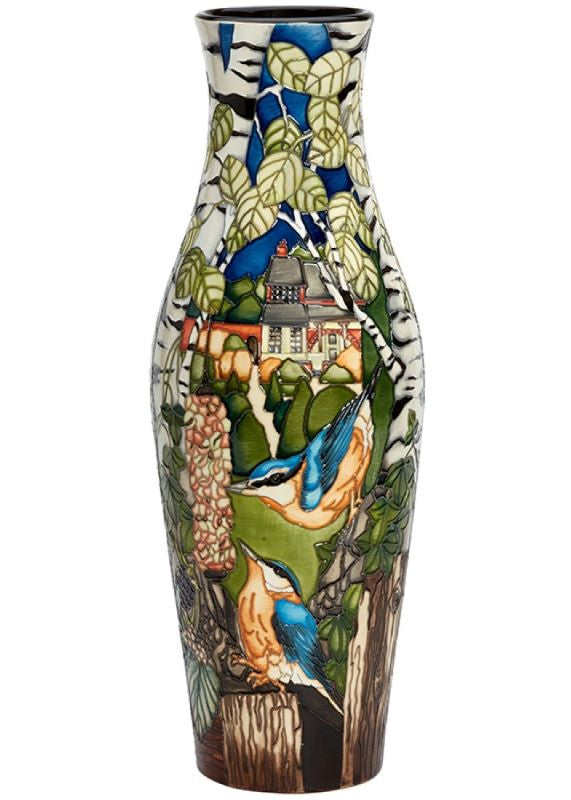 Moorcroft A Jar of Nuthatches
