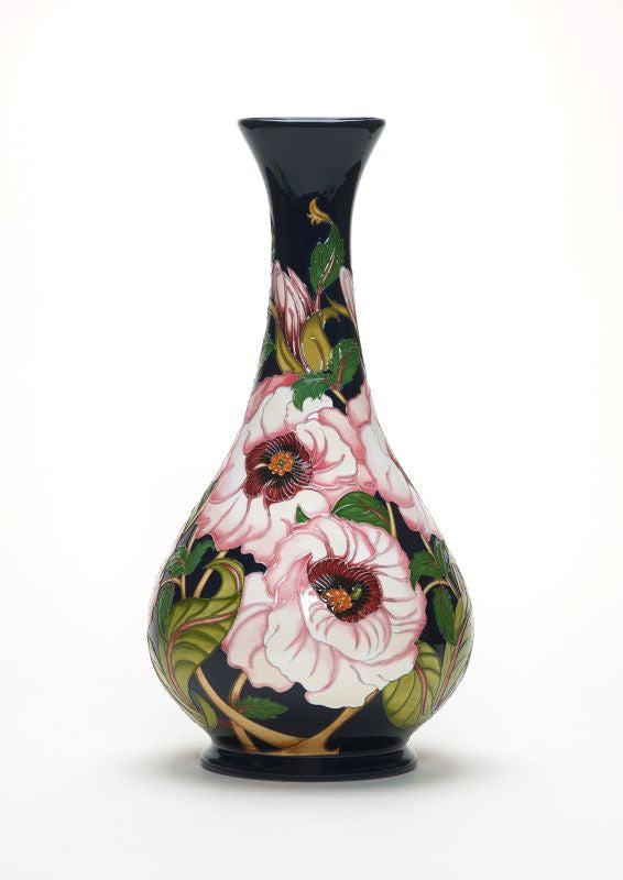 Moorcroft Adenium Dance Vase 80/16 - Ltd Ed 40