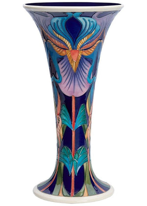 Moorcroft Art Deco Iris Vase 85/11 - Ltd Ed 25