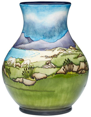 Moorcroft Eriskay Ponies Vase 869/9 - Ltd Ed 20