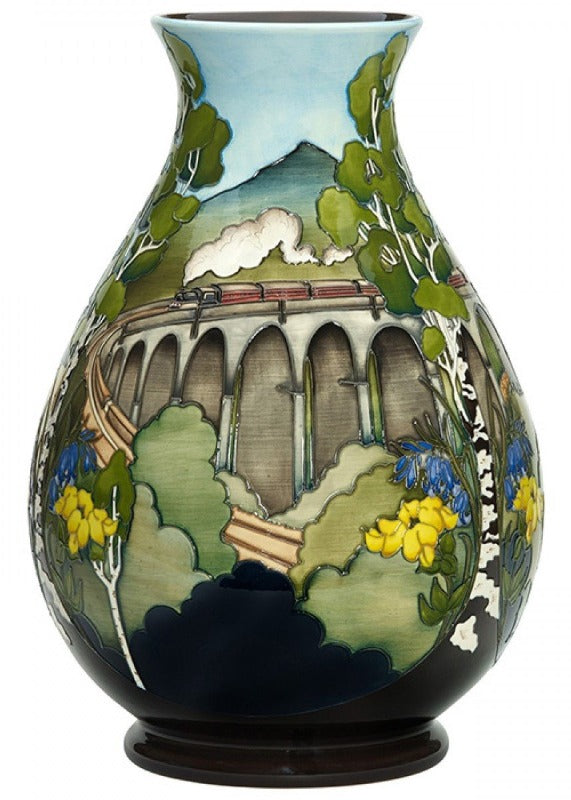 Moorcroft Prestige GlenfinnanViaduct Vase 7/15 - Numbered