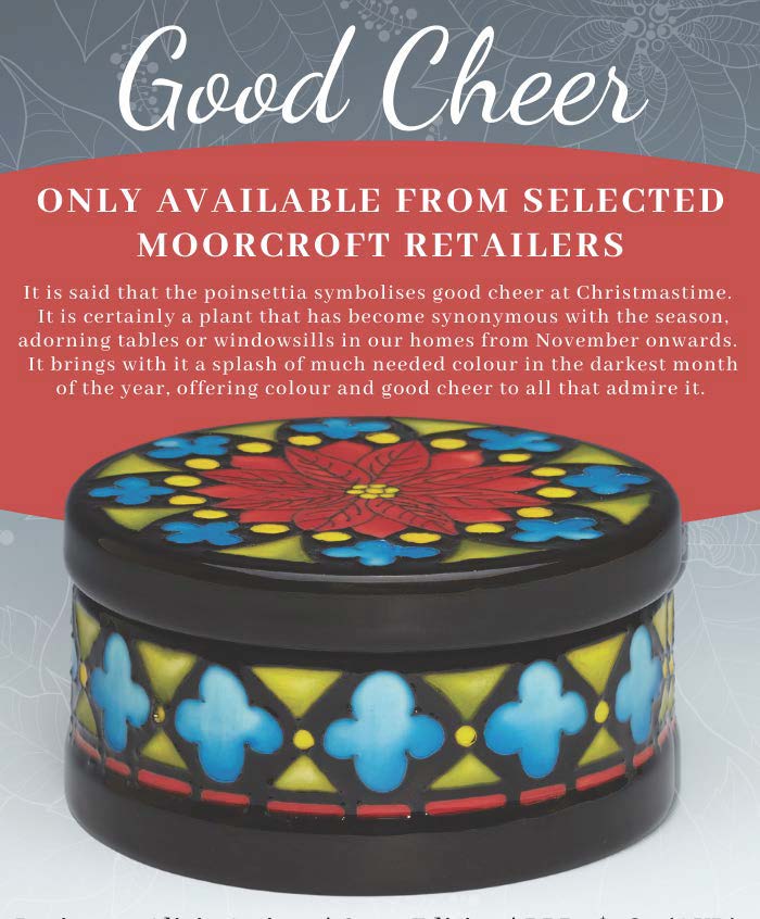 Moorcroft Good Cheer Trinket Box 125/4