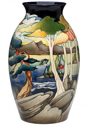 Moorcroft Prestige Group of Seven Vase 73/18 - Numbered