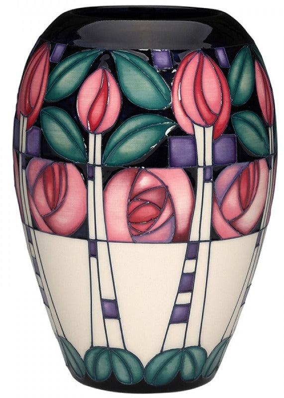 Moorcroft Kingsborough Gardens Vase 102/7 - Numbered