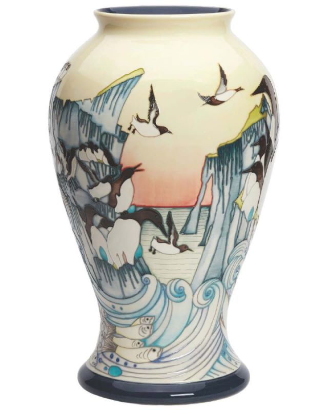 Moorcroft Life on the Edge Vase 65/16 - Numbered