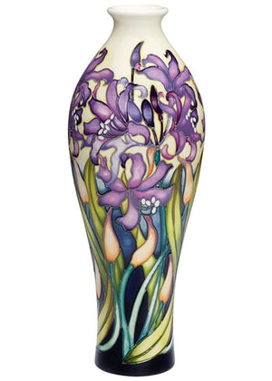 Moorcroft Nerines Vase 42/12 - Ltd Ed 15