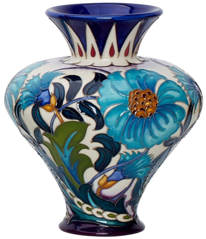 Moorcroft William De Morgan Persian Bouquet Vase 11/6 - Ltd Ed 20
