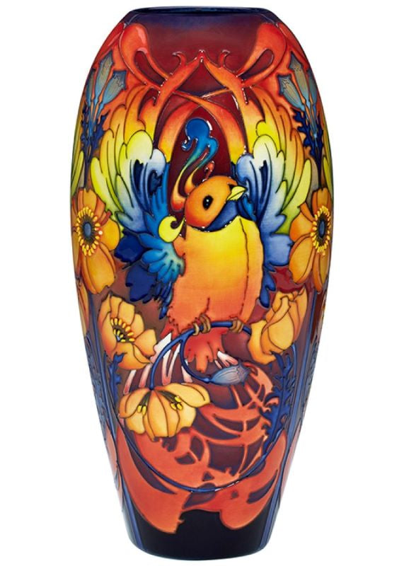 Moorcroft Prestige Phoenix Rising Vase 101/12 - Ltd Ed 10